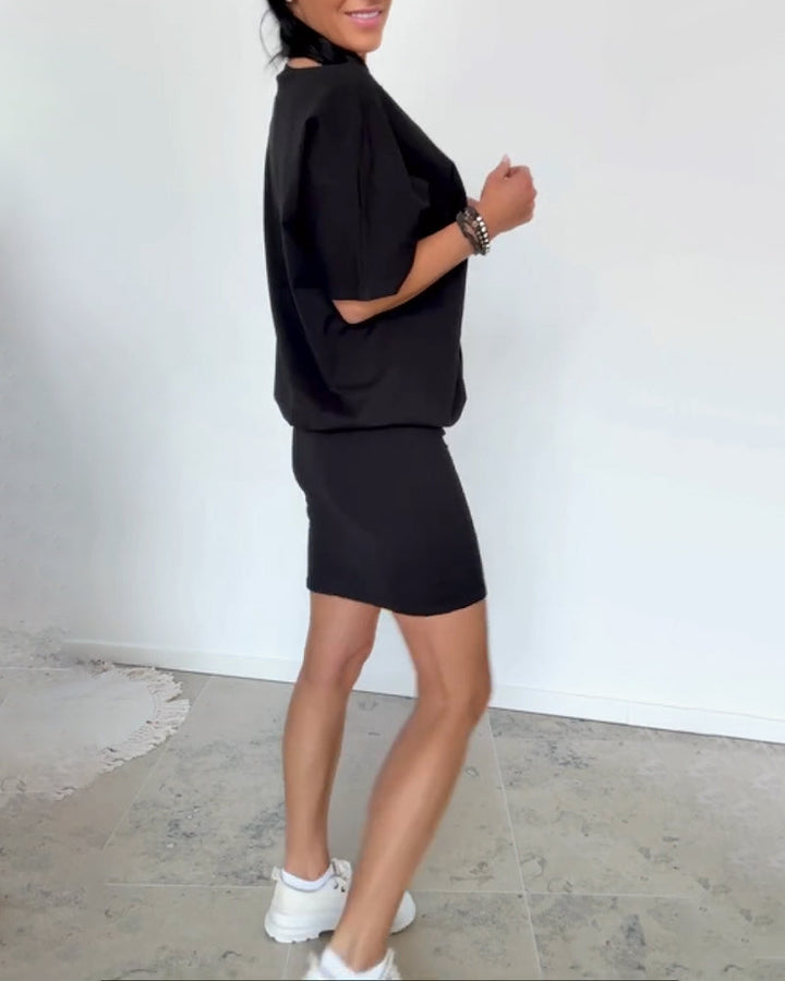 Swobodna elegancka sukienka