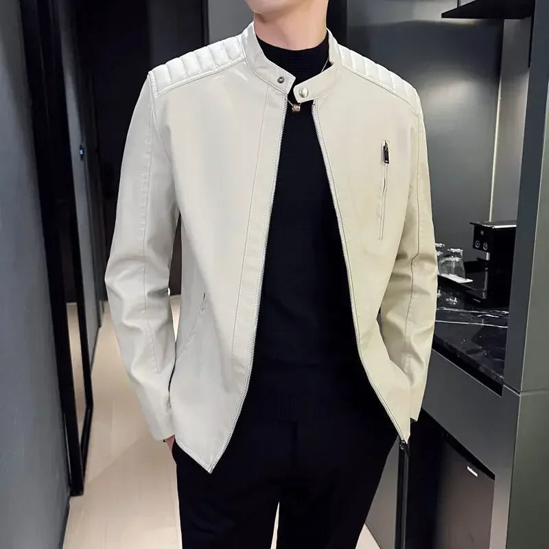 Adrian | Elegancka Skórzana Kurtka