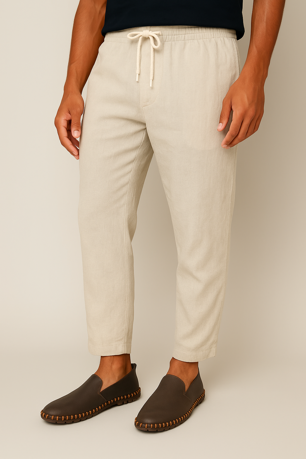 Maksymilian | Skórzane loafersy Santorini