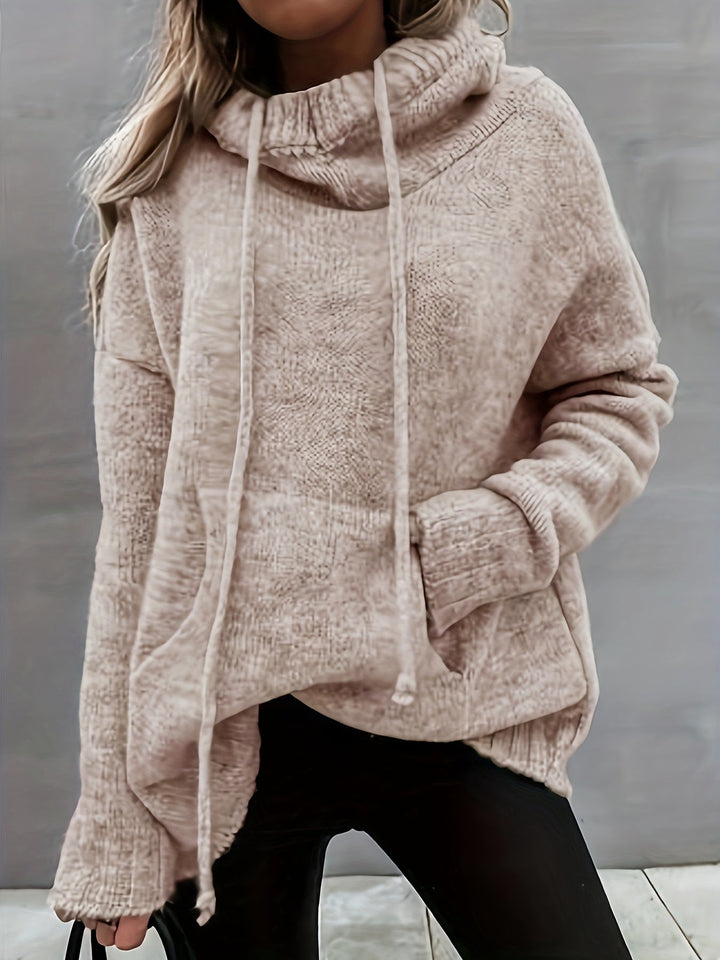 ZELINA | Sweter z Długim Rękawem z Kieszenią